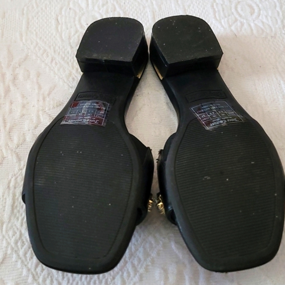 Juicy 🤩 couture black with rhine stone mules size 6.5 - Picture 5 of 8